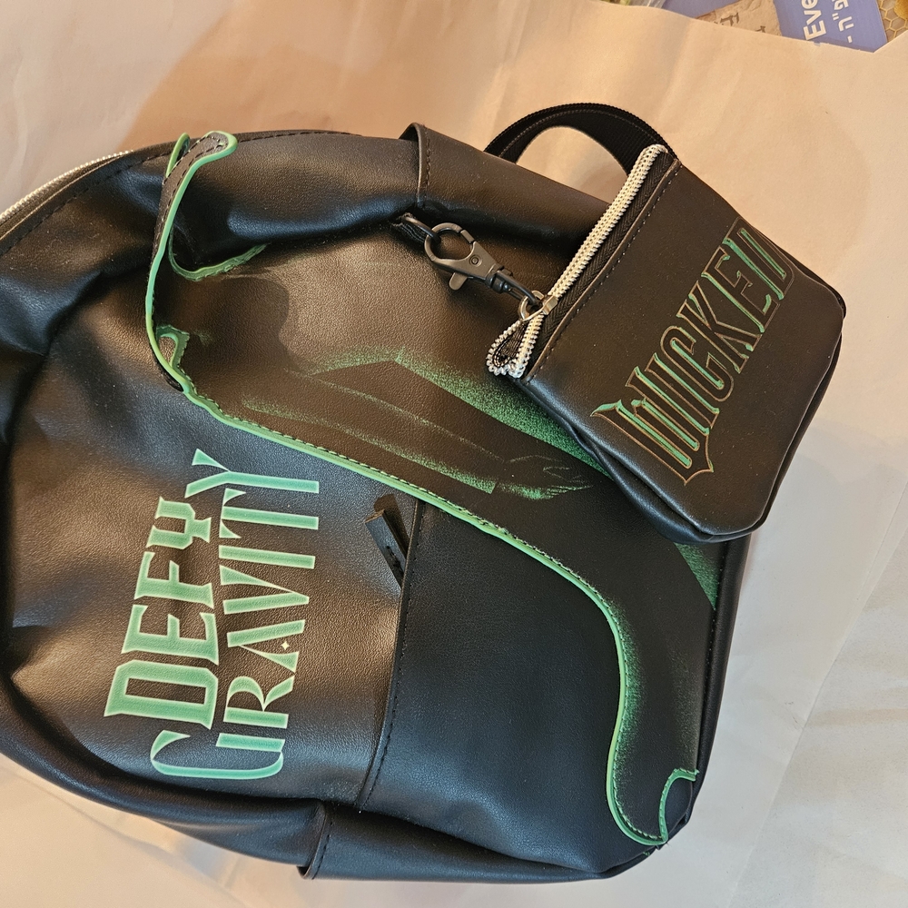 Defy Gravity Black and Green Backpack